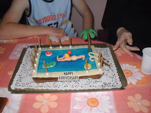 Gateaux piscine
