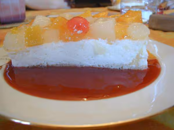 Mousse au fromage blanc aux fruits