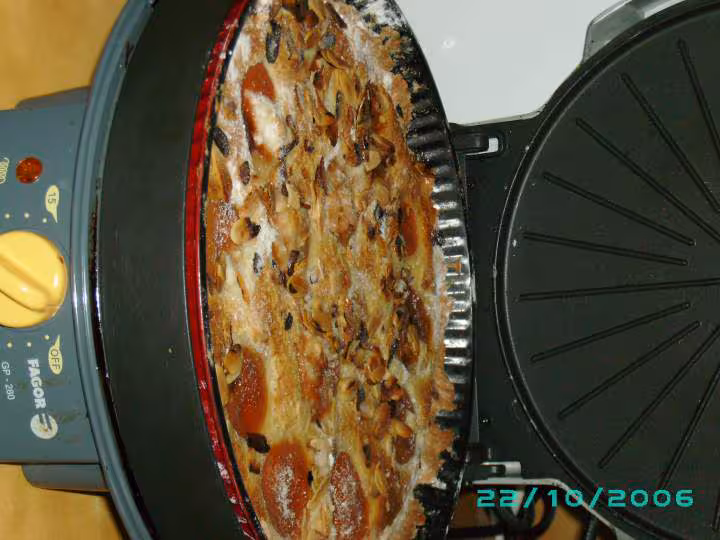 Tarte aux abricots amande