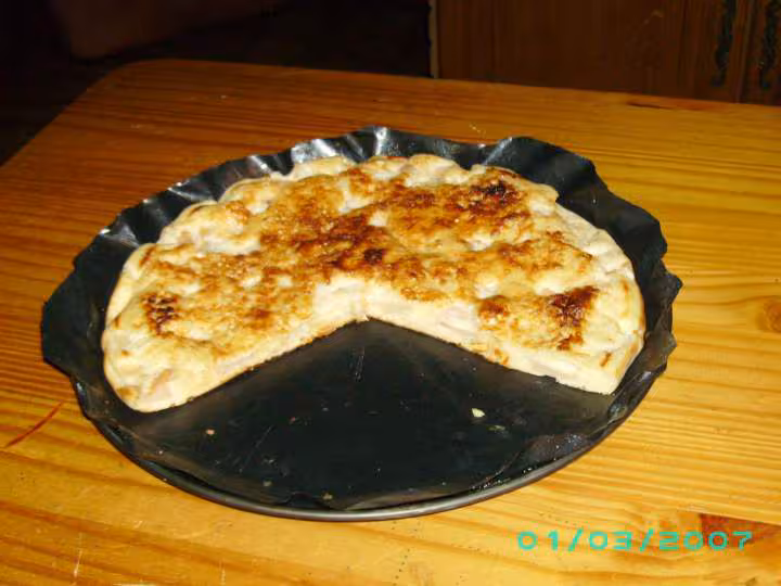Tarte cake aux pommes orangettes