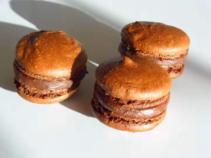 Macarons au chocolat