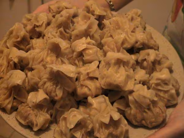 Resultat des raviolis chinois