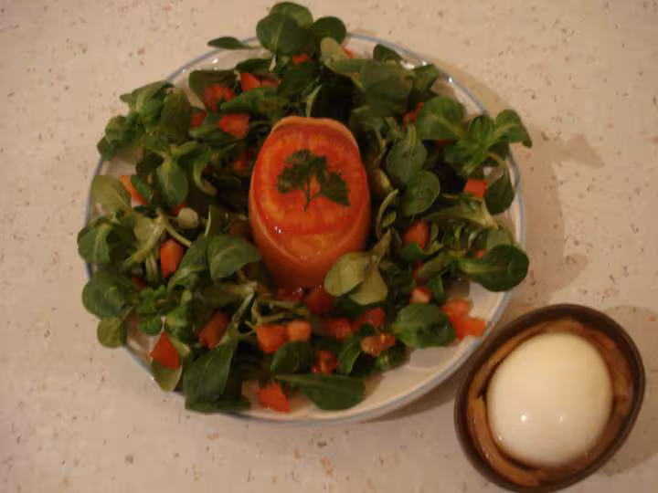 Ascpic oeuf mollet saumon fume