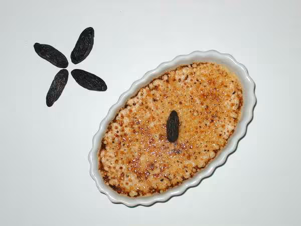Creme brulee a la feve tonka