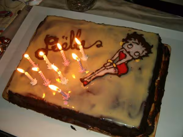 Gateau betty boop