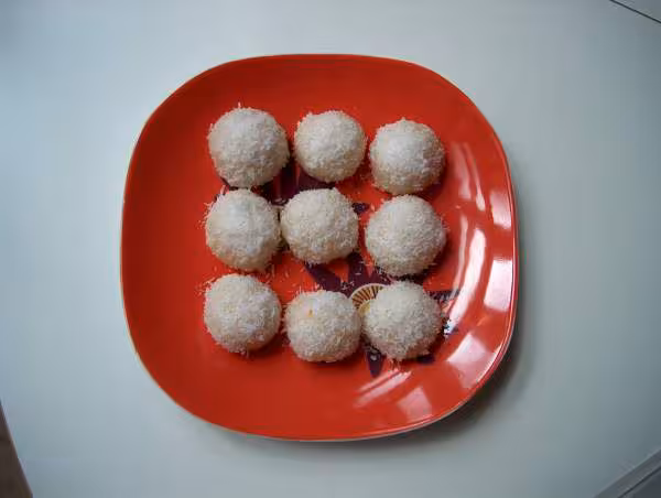 Perles de coco terminees