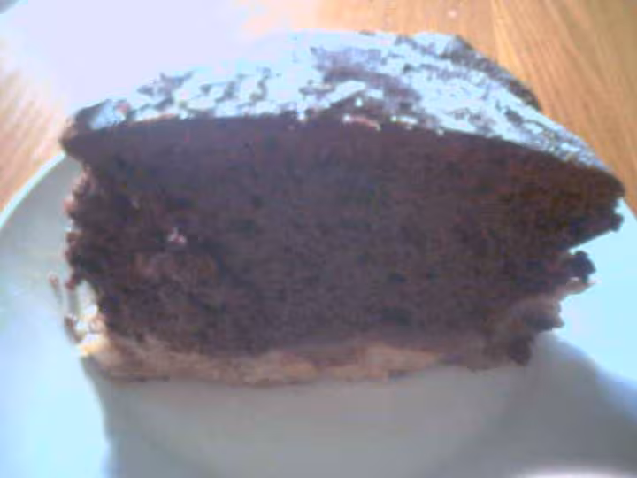 Gateau choco bananes poires 1 part