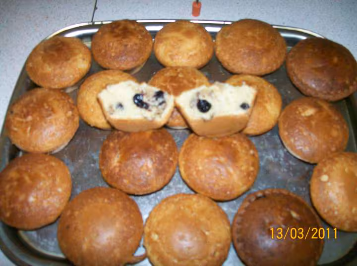 Muffins aux myrtilles