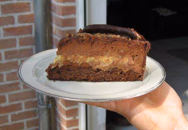 Gateau decoupe