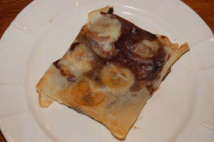 Portefeuille banane chocolat