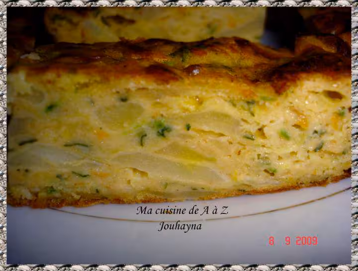Cake aux legumes et fromage