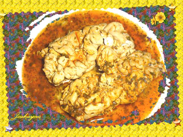 Cervelle de mouton a la marocaine