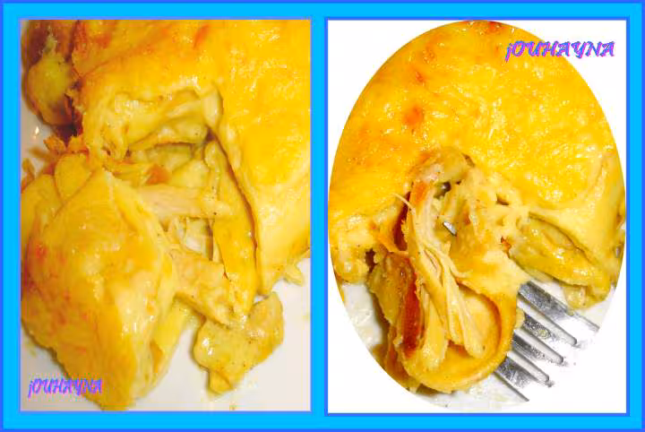 Gratin de crepes au poulet