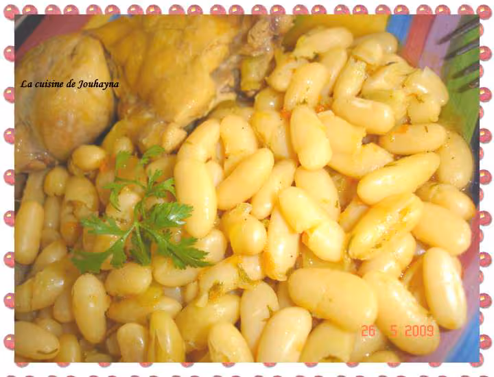Haricot blanc aux poulet