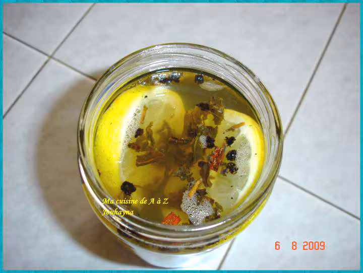 Infusion pour the glace