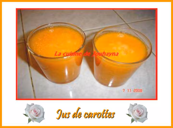 Jus de carottes