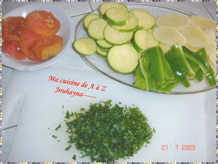 Legumes au four facon tajine