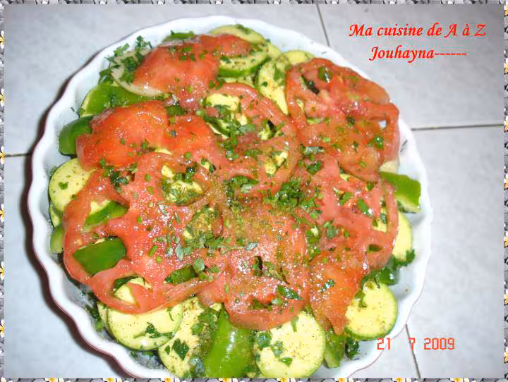 Legumes au four facon tajine