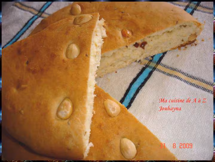 Mon pain rond aux amandes