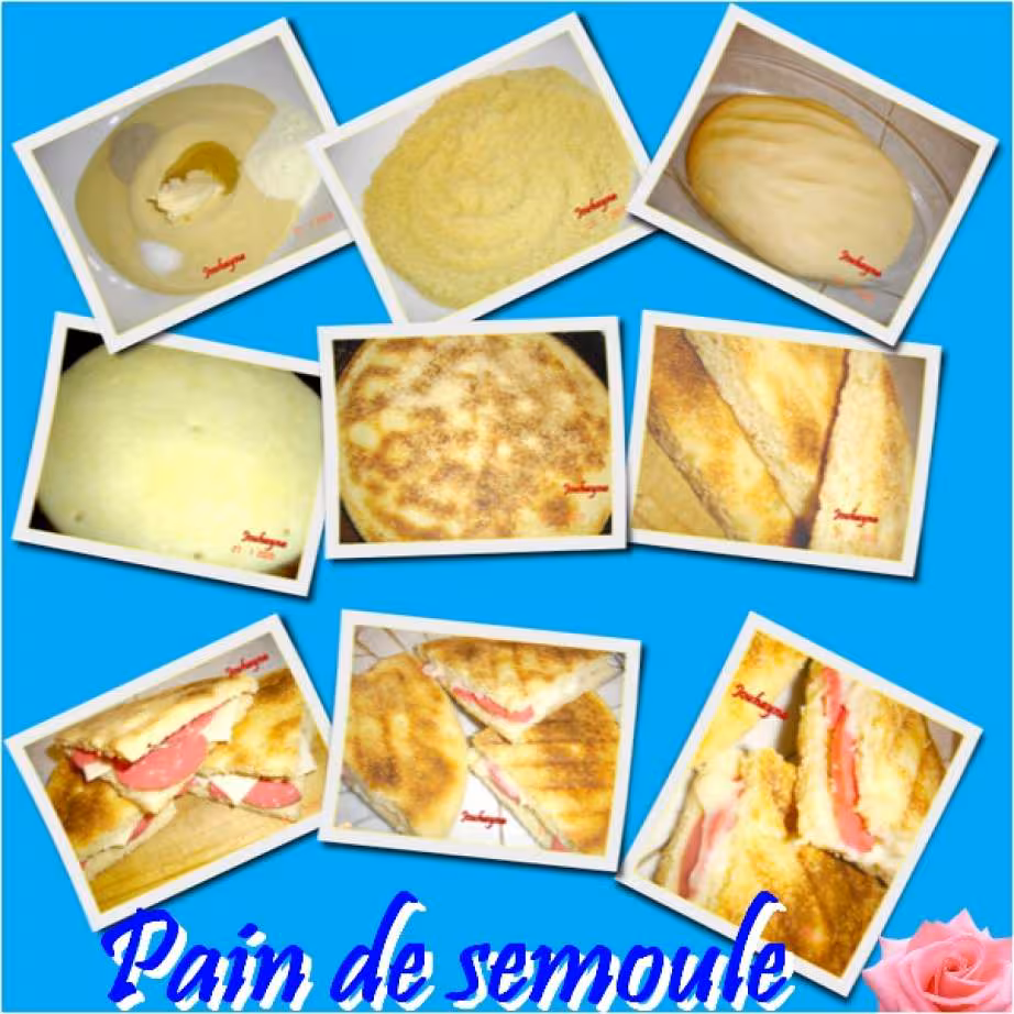 Pain de semoule a ma facon