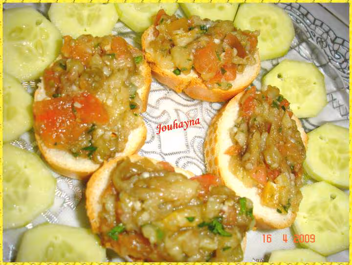 Salade d aubergine