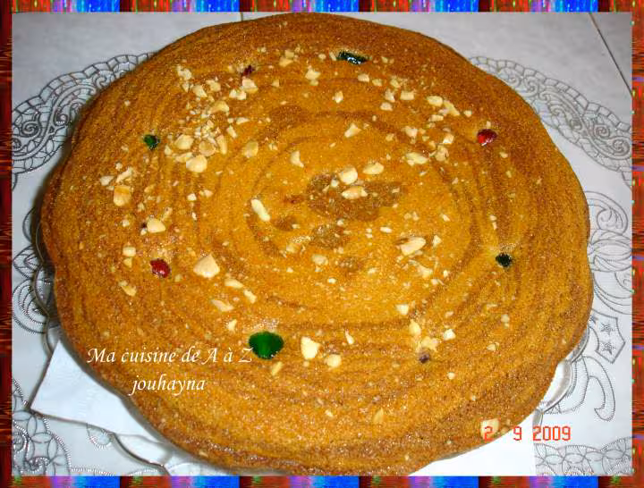 Sfouf marbre ma nouvelle version du gateau libanais a la semoule