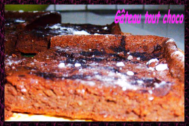 Gateau tout choco ww