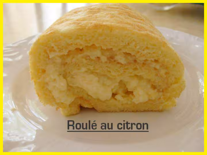 Roule au citron
