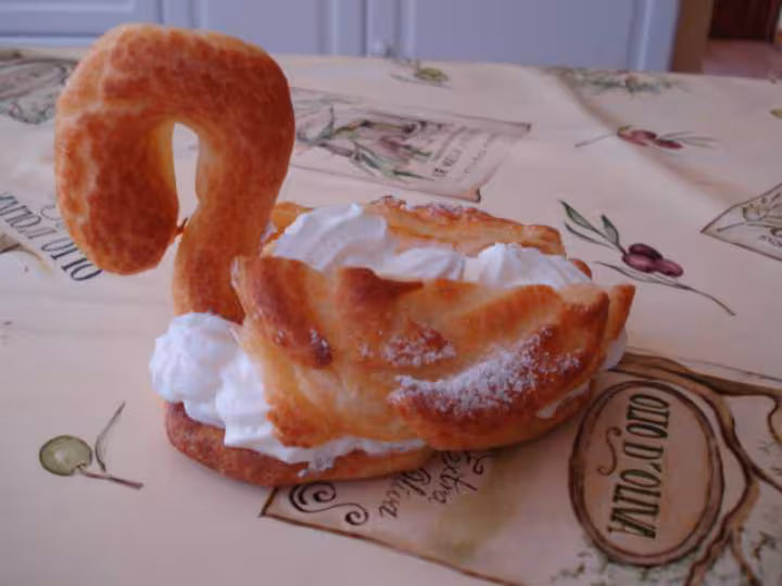 Cygne en pate a choux