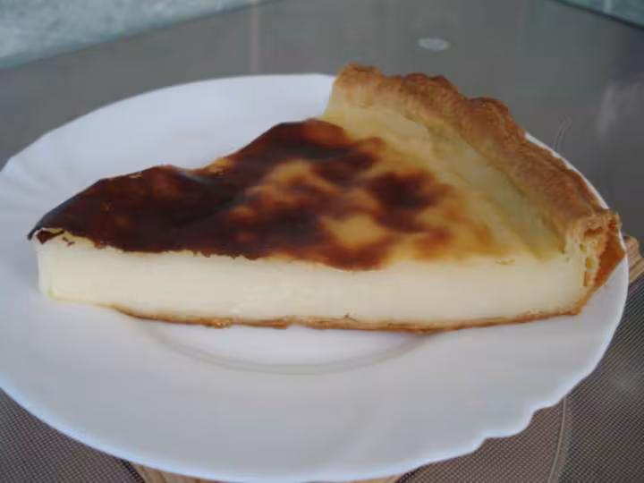 Flan patissier coupe