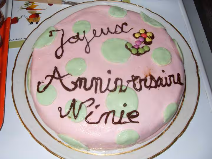Gateau d anniv pour ma 2eme soeur