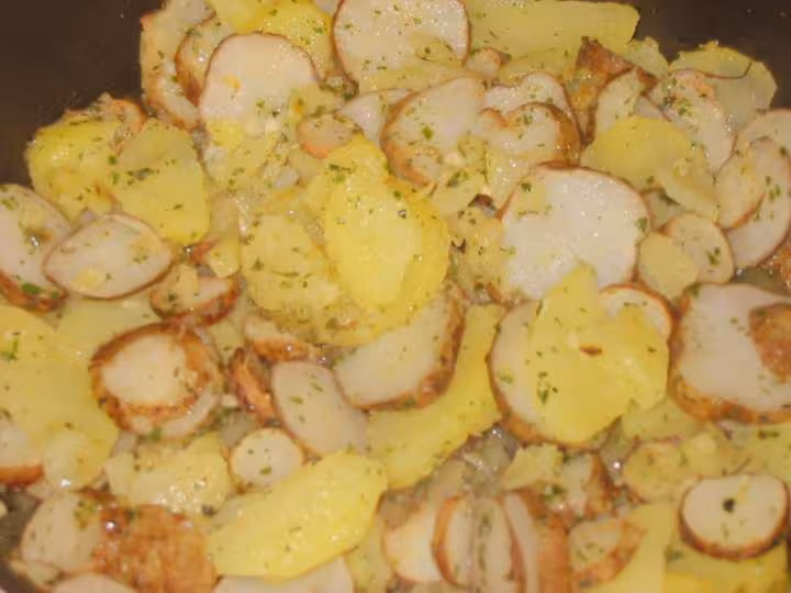 Poelee patate topi