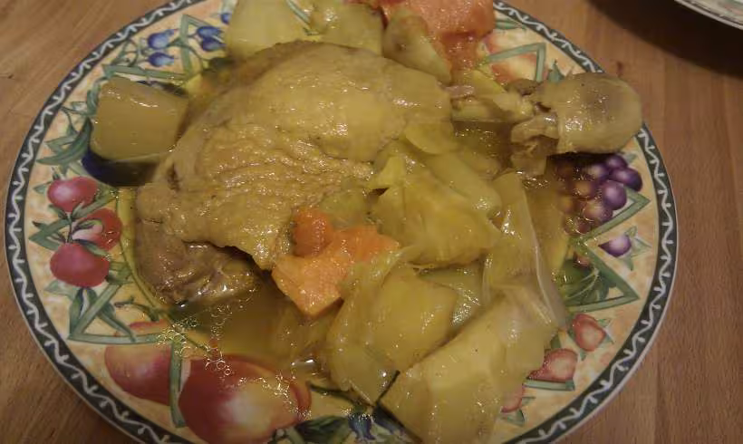 Pot au feu de canard aux legumes anciens