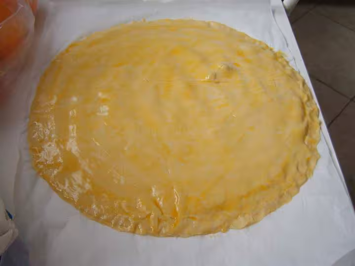 Galette avant cuisson