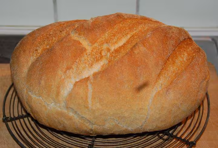 Pain de campagne en cocotte