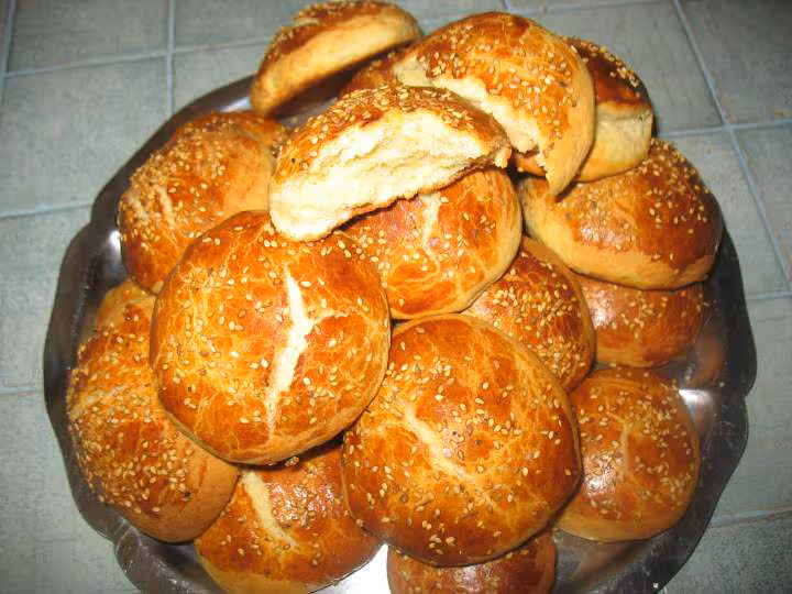Brioches aux sesame