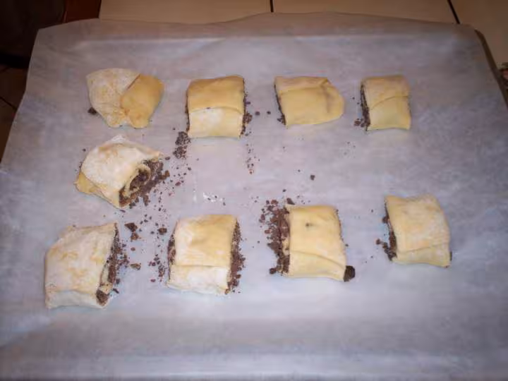 Brioche fourree choco av cuisson