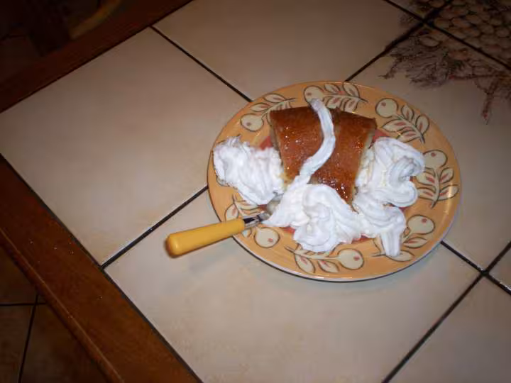 Part de baba au rhum