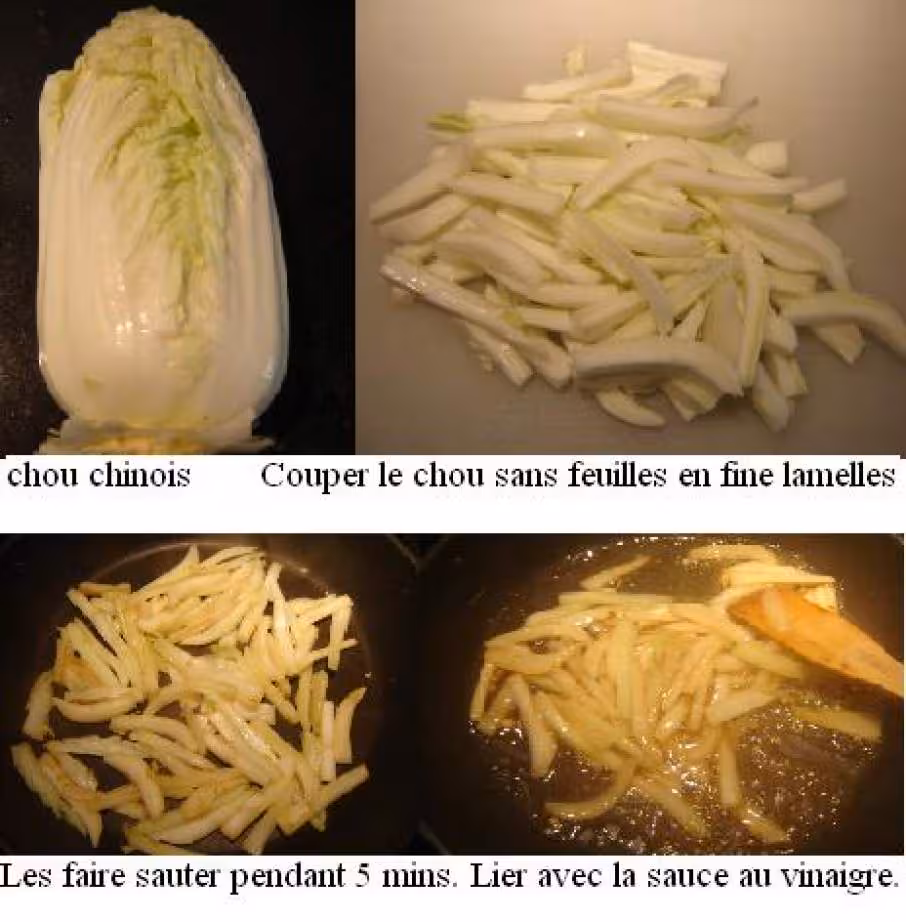 Chou chinois au vinaigre