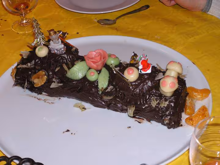 Buche de noel au chocolat