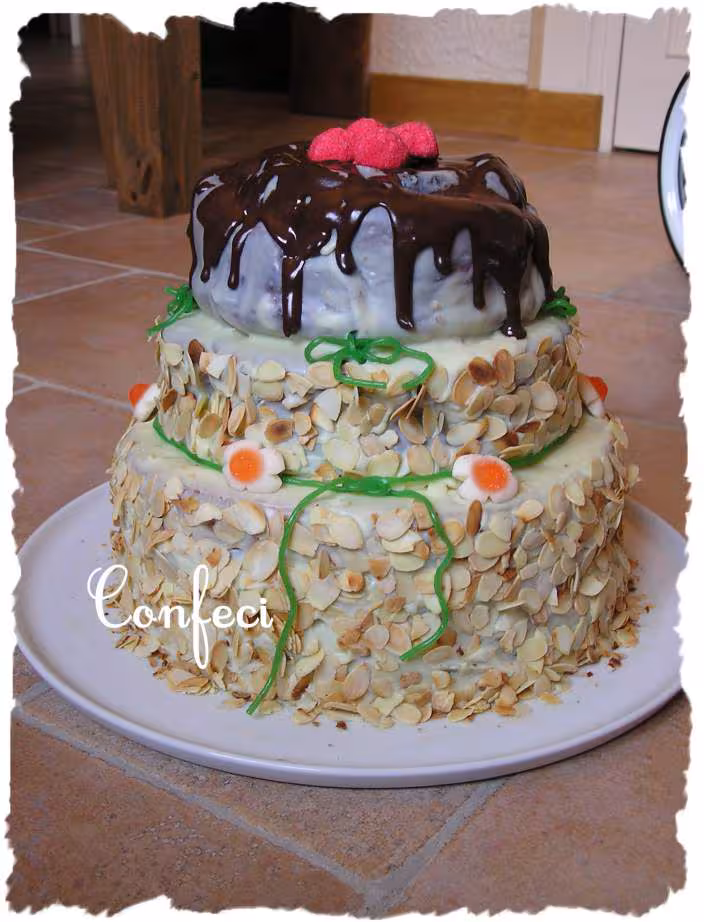 Gateau a etages 60p