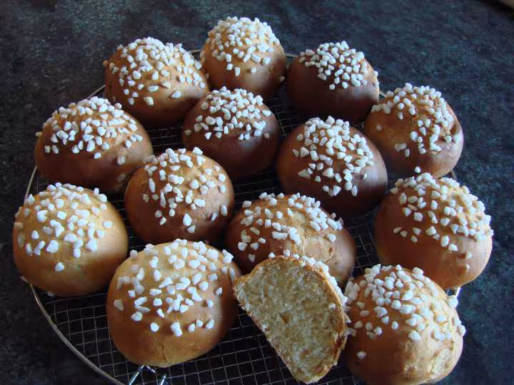 Brioches au sucre