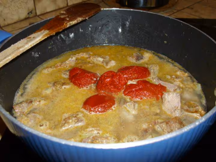 Boeuf au pot au feu et a la sauce tomate 6