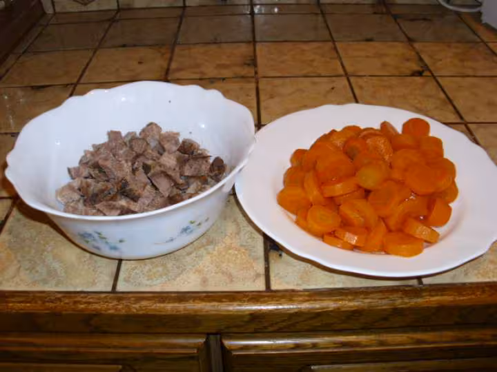 Boeuf en gelee aux carottes