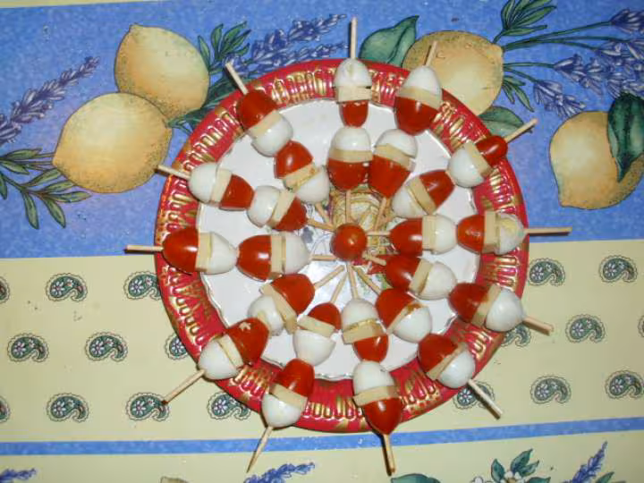 Brochettes en amuses bouche