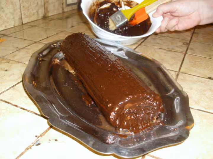 Buche au chocolat