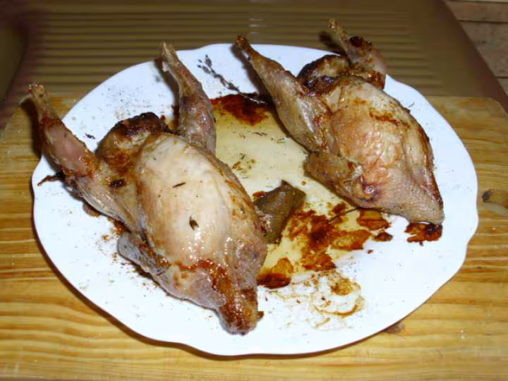 Cailles farcies au calva 5