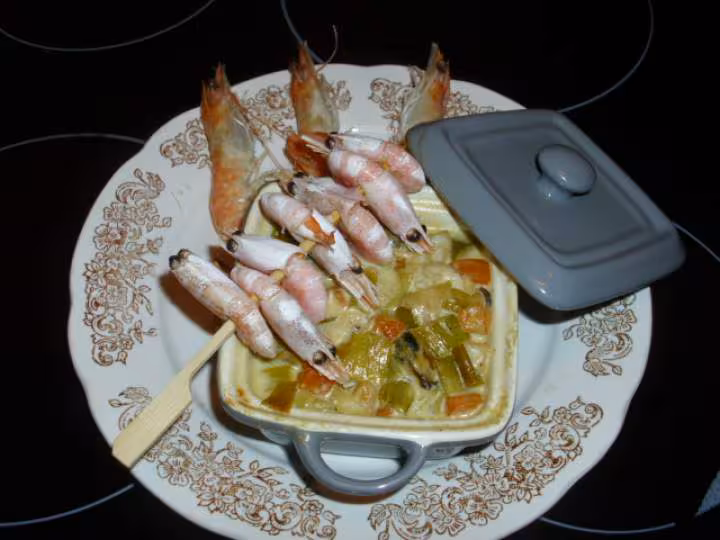 Cassolette de st jacques