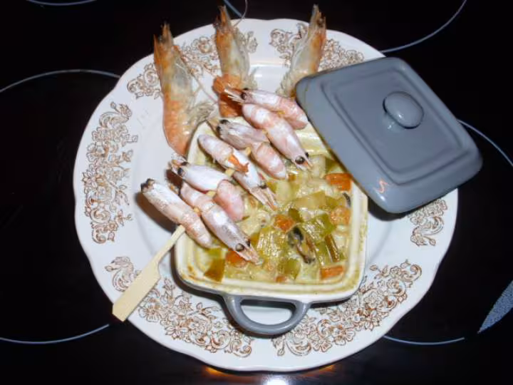Cassolette de st jacques