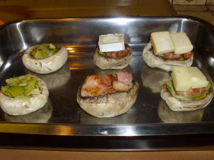 Champignons farcis